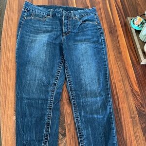 Seven7 Dark Blue Straight Leg Jeans